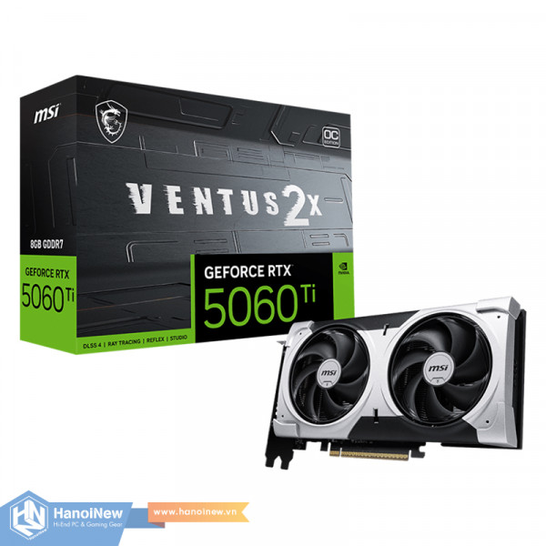 VGA MSI GeForce RTX 5060 Ti 8G VENTUS 2X OC PLUS