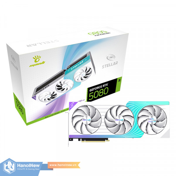 VGA Manli Stellar GeForce RTX 5080 OC 16GB GDDR7