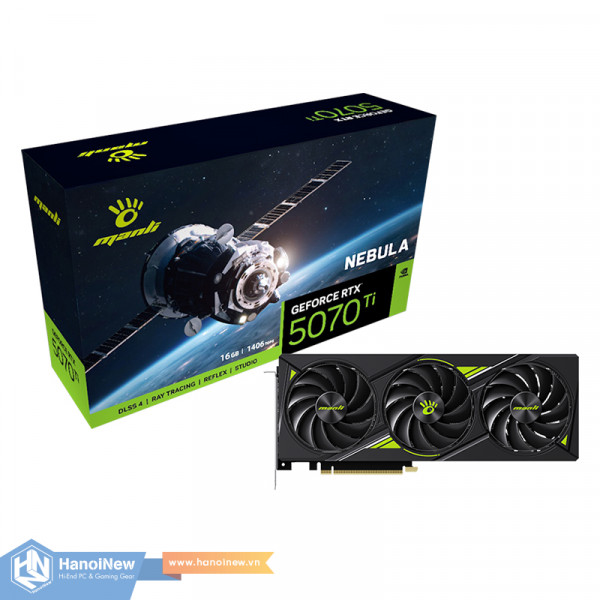 VGA Manli Nebula GeForce RTX 5070 Ti 16GB GDDR7