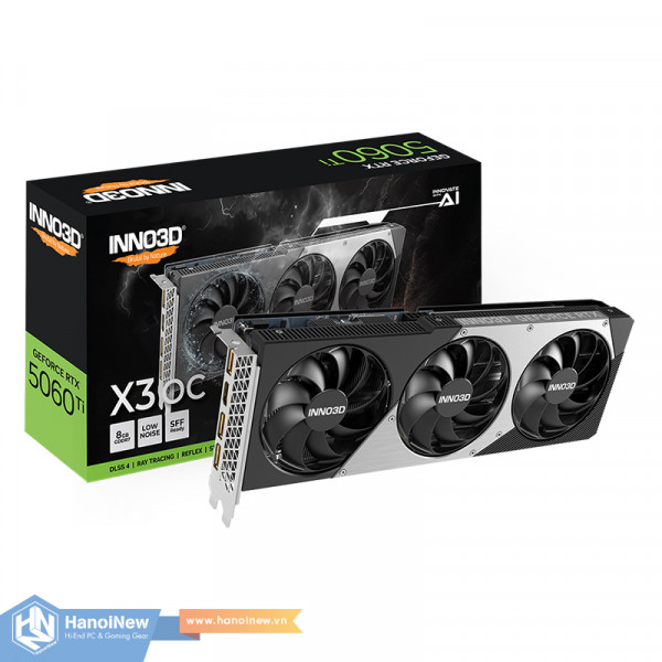 VGA INNO3D GeForce RTX 5060 Ti 8GB X3 OC