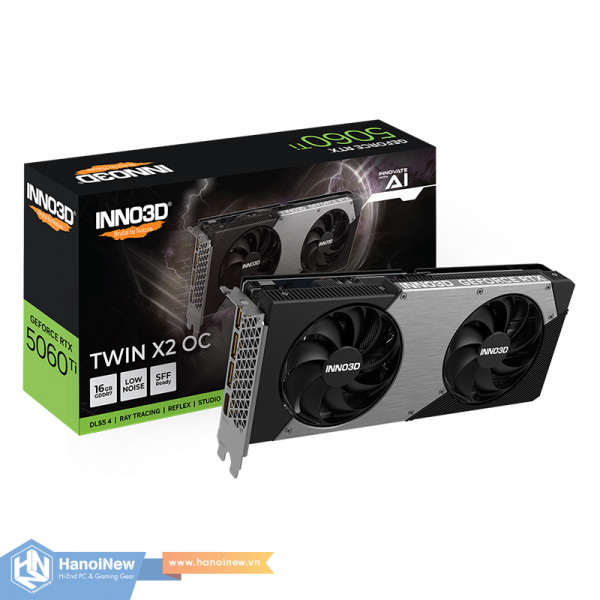 VGA INNO3D GeForce RTX 5060 Ti 16GB TWIN X2 OC