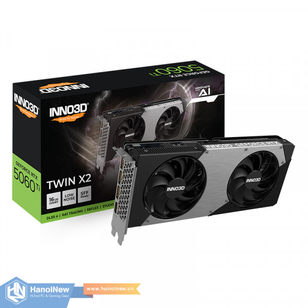 VGA INNO3D GeForce RTX 5060 Ti 16GB TWIN X2