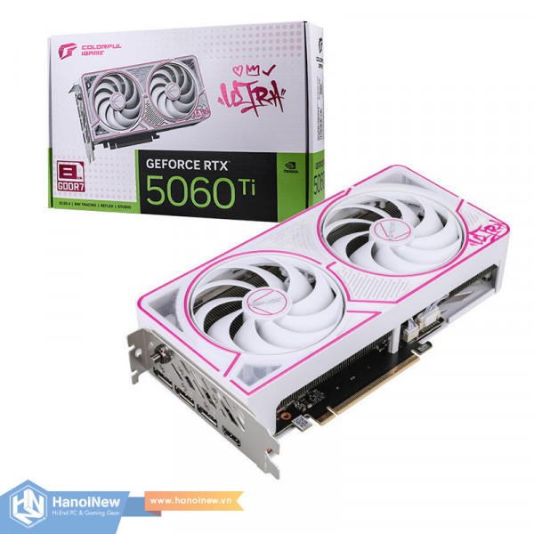 VGA Colorful iGame GeForce RTX 5060 Ti Ultra W DUO OC 8GB-V