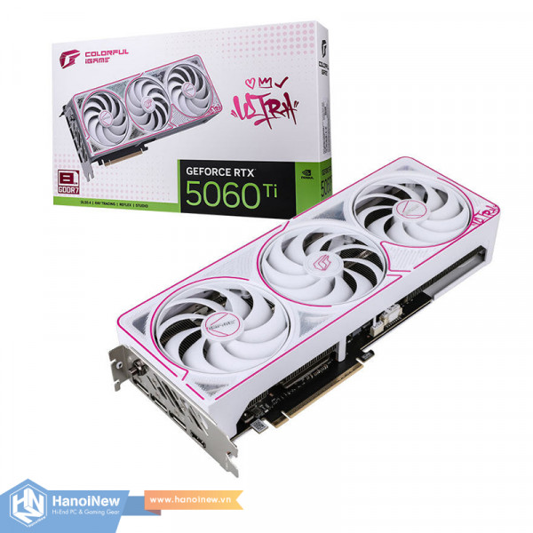 VGA Colorful iGame GeForce RTX 5060 Ti Ultra W OC 8GB-V