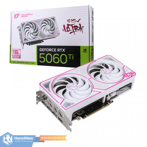 VGA Colorful iGame GeForce RTX 5060 Ti Ultra W DUO OC 16GB-V