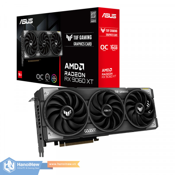 VGA ASUS TUF Gaming Radeon RX 9060 XT 16GB GDDR6 OC Edition