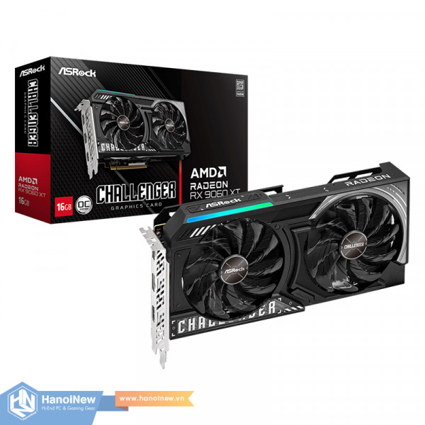 VGA ASRock Radeon RX 9060 XT Challenger 16GB OC