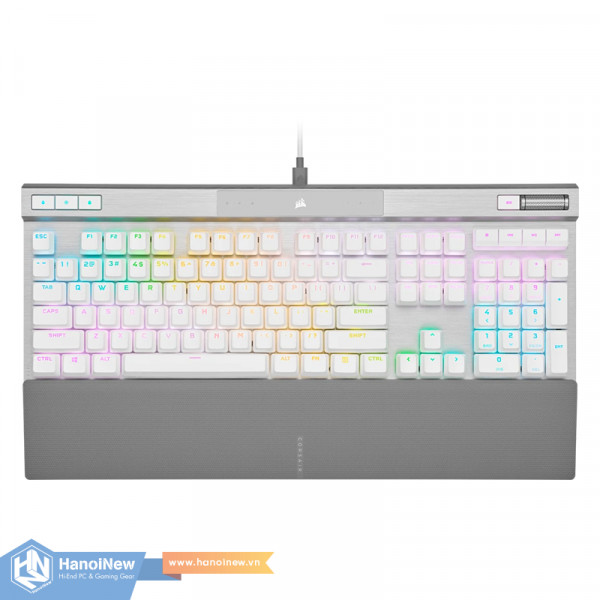 Bàn Phím Cơ Corsair K70 PRO White Optical Switch