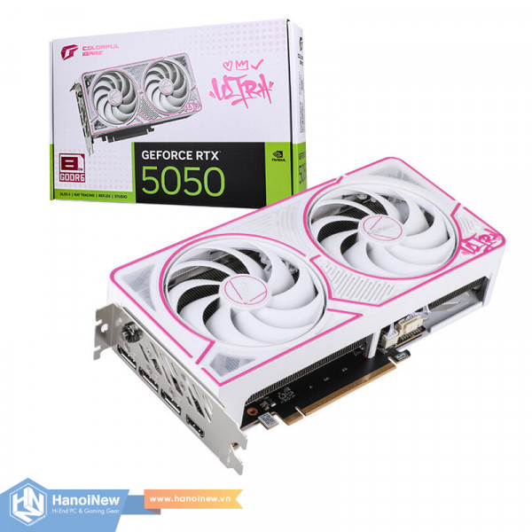 VGA Colorful iGame GeForce RTX 5050 Ultra W DUO OC 8GB-V