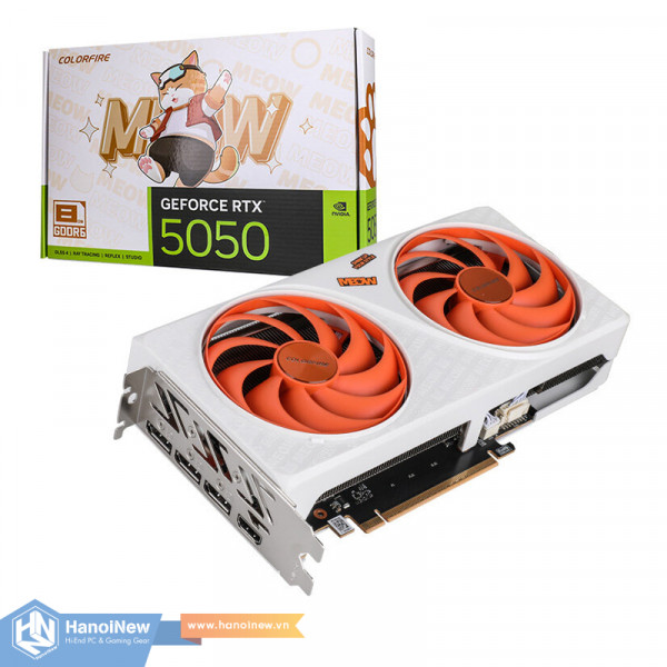 VGA Colorful GeForce RTX 5050 MEOW-ORG DUO 8GB-V