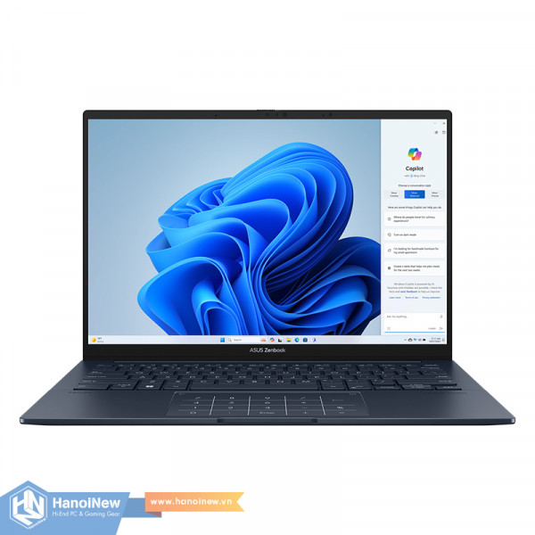 Laptop ASUS Zenbook 14 UX3405CA-PZ187WS (Intel Core Ultra 5 225H | 16GB | 512GB | Intel Arc | 14 inch 3K OLED | Win 11 | Office | Xanh | Pen)