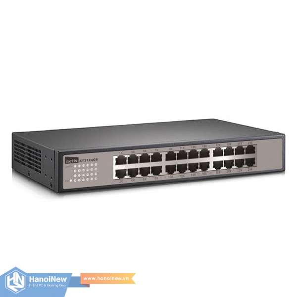 Switch Netis ST3124GS 24 Port Gigabit (Vỏ Kim Loại)