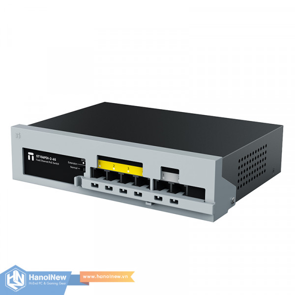 Switch POE Netis ST106PDI-2-65 4 Port + 2 Uplink