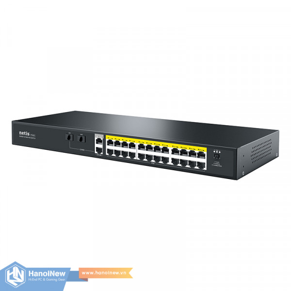 Switch POE Netis P124GH 24 Port + 2 Uplink + 2 SFP