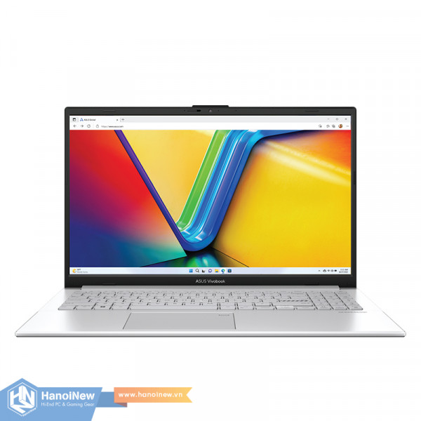 Laptop ASUS Vivobook Go 15 E1504FA-BQ1150W (AMD Ryzen 5 7520U | 16GB | 512GB | AMD Radeon | 15.6 ich FHD | Win 11 | Bạc)
