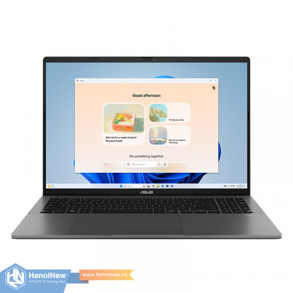 Laptop ASUS Vivobook S16 S3607CA-SH083WS (Intel Core Ultra 7 255H | 16GB | 512GB | Intel Arc Graphics | 16 inch FHD OLED | Win 11 | Office | Xám)