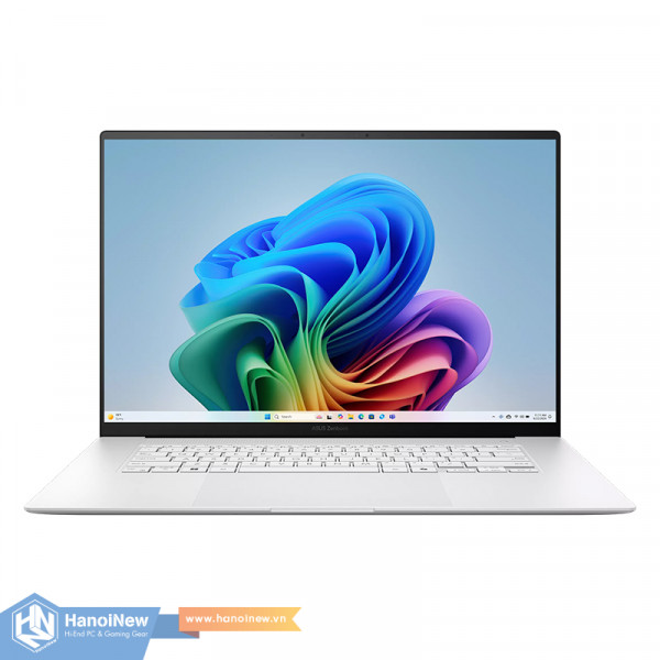 Laptop ASUS Zenbook S 16 UM5606KA-RK127WS (AMD Ryzen AI 7 350 Processor 2.0GHz | 24GB | 1TB | AMD Radeon | 16 inch 3K OLED | Win 11 | Office | Trắng)