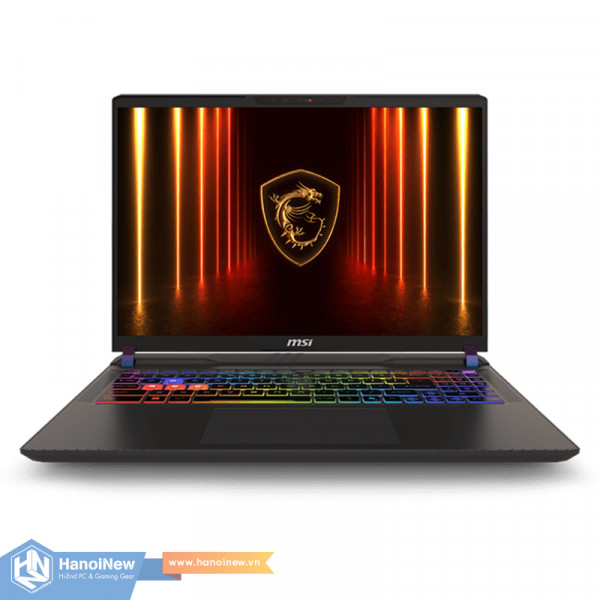 Laptop MSI Vector 16 HX AI A2XWJG-470VN (Intel Core Ultra 9 275HX | RTX 5090 GDDR7 24GB | 16 inch QHD+ | 32GB | 1TB | Windows 11 Home SEA | Xám)