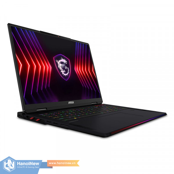 Laptop MSI Raider 18 HX AI A2XWIG 033VN (Intel Core Ultra 9 285HX | RTX 5080 | 18 inch UHD+ 120Hz |64GB | 4TB | Win 11 | Đen)