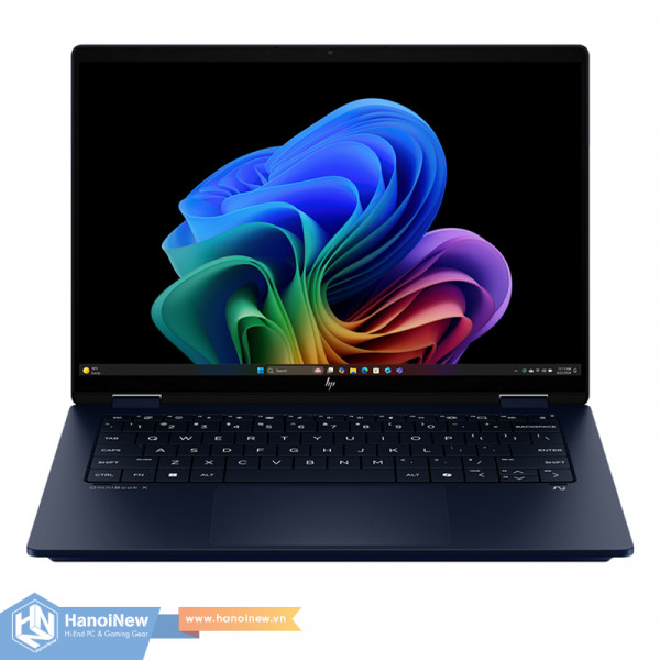 Laptop HP OmniBook X Flip 14-fm0086TU BZ7Q0PA (Intel Core Ultra 5 226V | 16GB | 1TB | Intel Arc | 14 inch 2K | Cảm ứng | Win 11 | Office | Xanh)