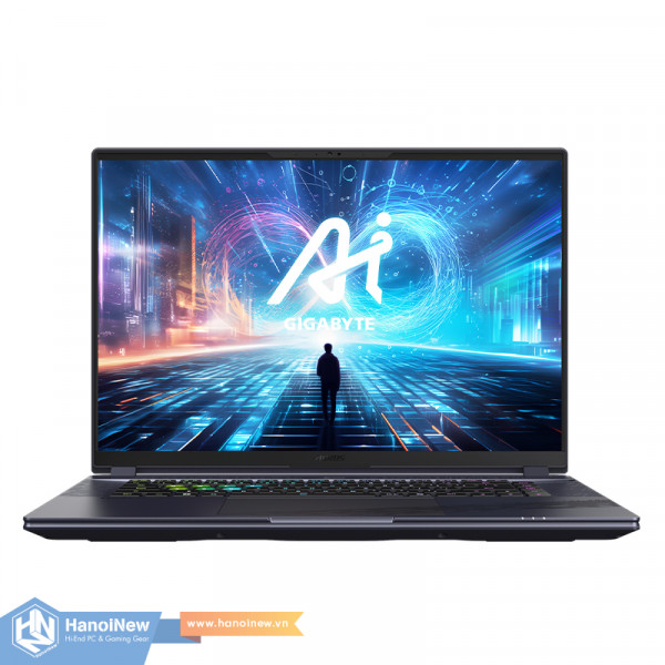 Laptop GIGABYTE AORUS 16X AKG-53VNC94SH (Intel Core i7-14650HX | RTX 4060 8GB | 16 inch WQXGA 165Hz | 16GB | 1TB | Win 11 | Xám)