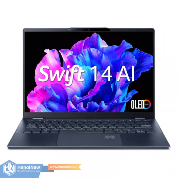 Laptop Acer Swift AI SF14-51-75VP NX.J2KSV.001 (Intel Core Ultra 7 258V | Intel Arc Graphics 140V | 14 inch 3K OLED | 32GB | 1TB | Win 11 | Xanh)