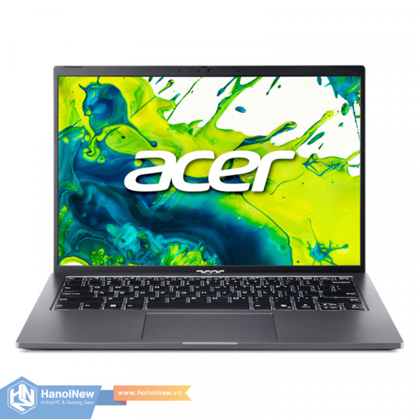 Laptop Acer Aspire Go 14 AI AG14-71M-57WR NX.JFWSV.001 (Intel Core Ultra 5 125H | Intel ARC Graphics | 14 inch FHD+ | 16GB | 512GB | Windows 11 Home SL | Xám)