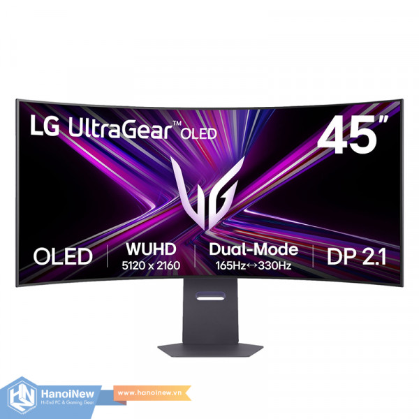 Màn Hình LG UltraGear 45GX950A-B 44.5 inch WUHD OLED 165Hz 0.03ms Curved
