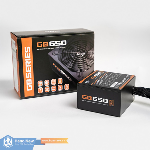 Nguồn AIGO Bronze GB650 650W 80 Plus Bronze
