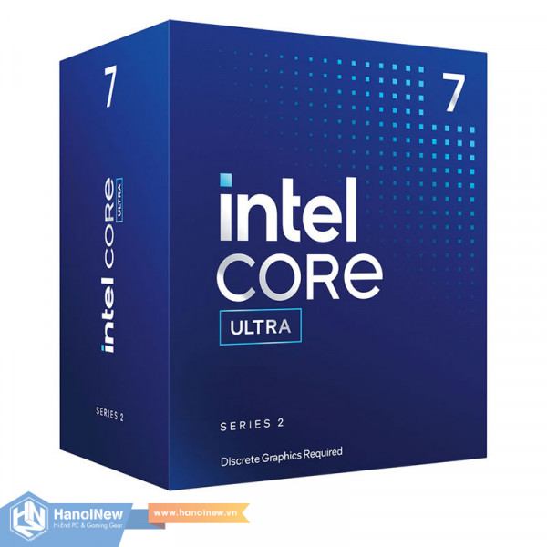 CPU Intel Core Ultra 7 265F (Up to 5.3GHz, 20 Cores 20 Threads, 30MB Cache, Socket Intel LGA 1815)