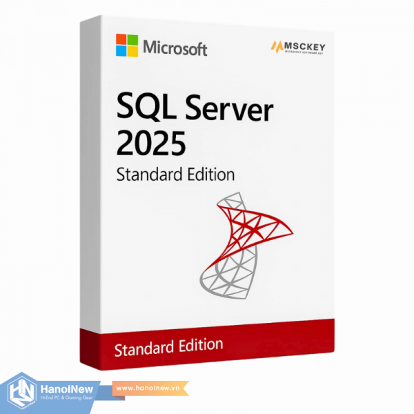 Phần Mềm Microsoft SQL Server 2025 Standard edition Perpetual 1 Server License