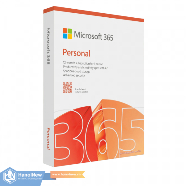 Phần Mềm Microsoft M365 Personal Subscr PK Lic 1YR Online APAC EM ESD (EP2-32313) - Key điện tử