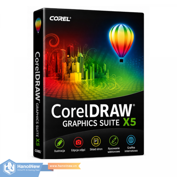 Phần Mềm CorelDRAW Graphics Suite X5 License ML (1 - 10)