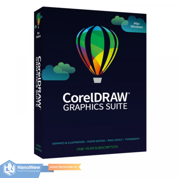Phần Mềm CorelDRAW Graphics Suite 365-Day Subscription (Single User)