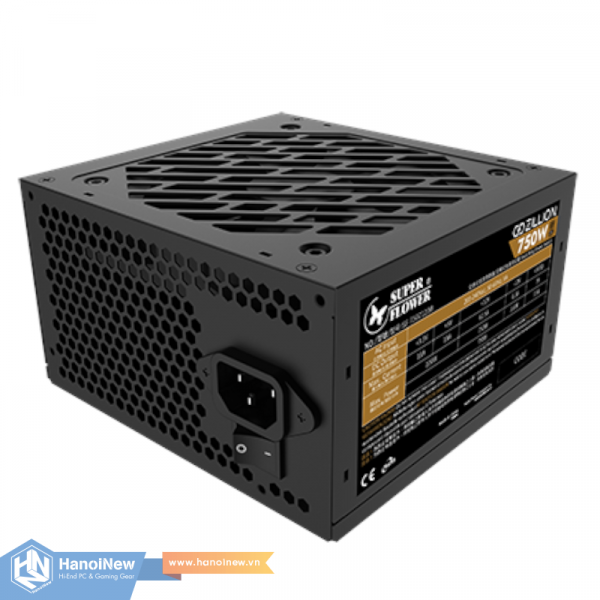Nguồn Super Flower Zillion 750W ATX 3.1 80 Plus Bronze