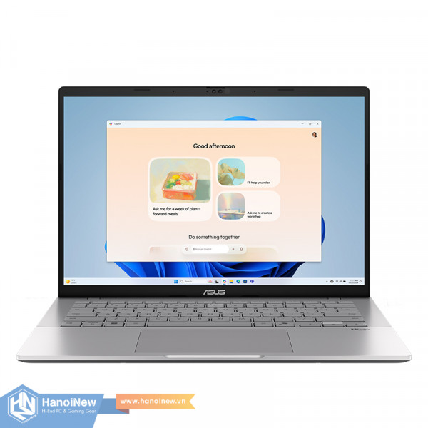 Laptop ASUS Vivobook S14 S3407VA-LY256W (Intel Core 7 240H | 8GB | 512GB | Intel Graphics | 14 inch WUXGA | Win 11 | Bạc)