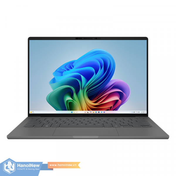 Laptop ASUS ZenBook A14 UX3407NA-QD254W (Snapdragon X2 Elite X2E-88-100 | 32GB | 1TB | Qualcomm Adreno | 14 inch WUXGA OLED | Win 11 | Xám)