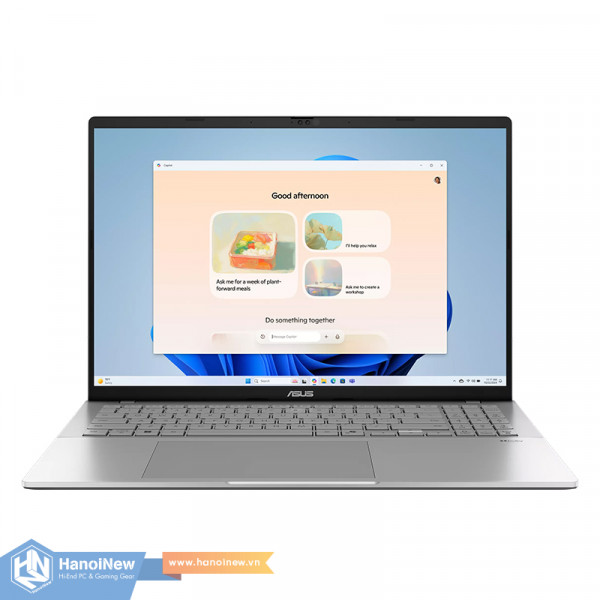 Laptop ASUS Vivobook S16 S3607VA-RP120W (Intel Core 7 240H | 8GB | 512GB | Intel UHD | 16 inch WUXGA | Win 11 | Bạc)