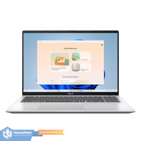 Laptop ASUS Vivobook 16 X1607CA-MB387W (Intel Core Ultra 5 225H | Intel Graphics | 16 inch WUXGA IPS | 16GB | 512GB | Win 11 | Bạc)