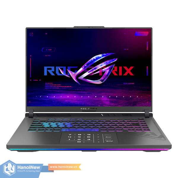 Laptop ASUS ROG Strix G16 G614PP-TS112W (AMD Ryzen 9 8940HX | RTX 5070 | 16 inch WQXGA 300Hz | 16GB | 512GB | Win 11 | Xám)