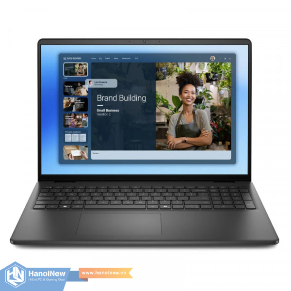 Laptop Dell 16 DC16250 C7U161W11BLU (Intel Core 7 150U | 16GB | 1TB | Intel Graphics | 16 inch WUXGA | Cảm ứng | Win 11 | Office | Đen)