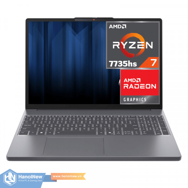 Laptop Lenovo IdeaPad Slim 3 15ARP10 83K700YVVN (AMD Ryzen 7 7735HS | 16GB | 512GB | AMD Radeon | 15.3 inch WUXGA IPS | Win 11 | Xám)