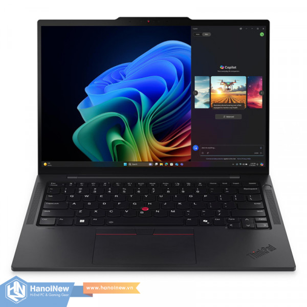 Laptop Lenovo ThinkPad T14s Gen 6 21N1001XVN (Snapdragon® X Elite X1E-78-100 | Qualcomm® Adreno | 14 inch WUXGA IPS | 32GB | 1TB | Win 11 Pro | Đen)