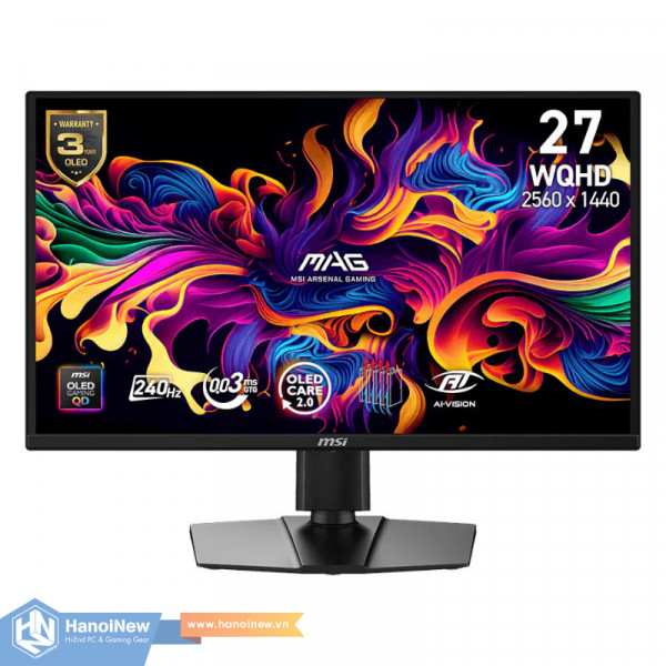 Màn Hình MSI 272QP QD-OLED X24 26.5 inch QHD OLED 240Hz 0.03ms