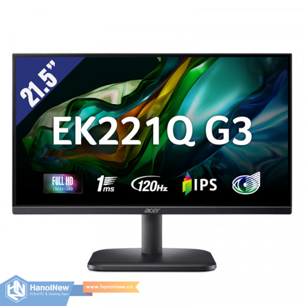 Màn Hình Acer EK221Q G3 21.5 inch FHD IPS 120Hz 1ms