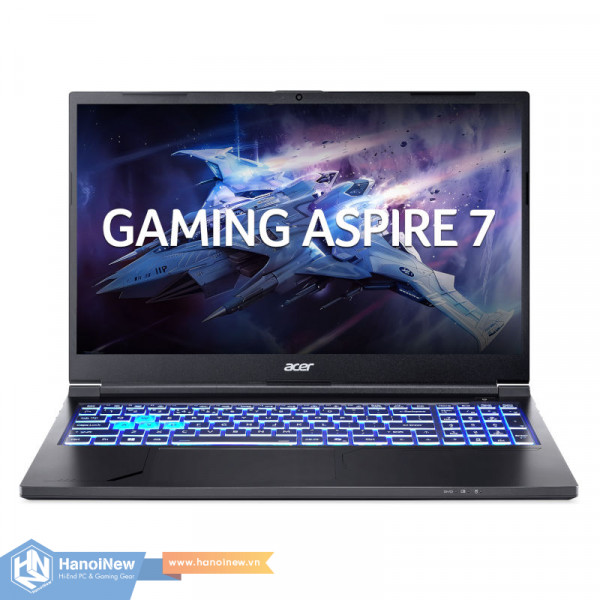 Laptop Acer Gaming Aspire 7 A715-59G-53RH_NH.DV0SV.001 (Intel Core 5 processor 210H | RTX 4050 | 15.6 inch FHD 144Hz | 16GB | 512GB | Win 11 | Đen)