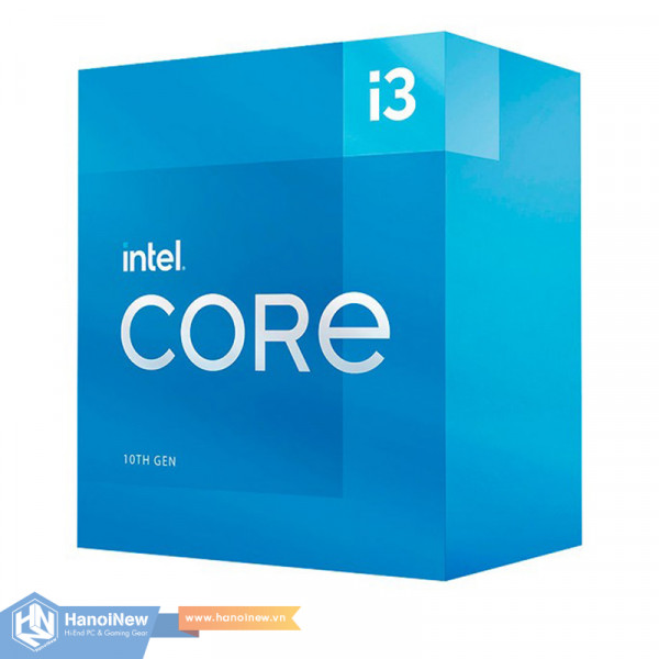 CPU Intel Core i3-10105 (3.7GHz up to 4.4GHz, 4 Cores 8 Threads, 6MB Cache, Socket Intel LGA 1200)