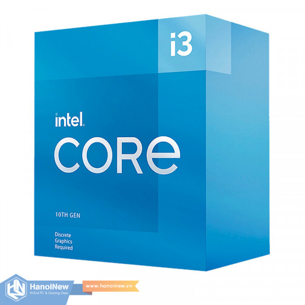 CPU Intel Core i3-10105F (3.7GHz up to 4.4GHz, 4 Cores 8 Threads, 6MB Cache, Socket Intel LGA 1200)