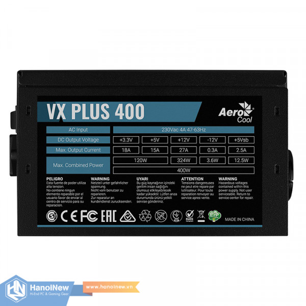 Nguồn AeroCool VX PLUS 400 400W