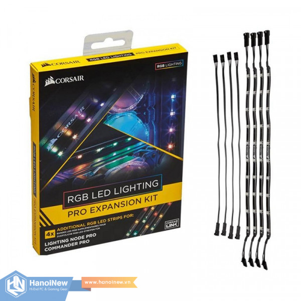 Bộ Dây Led Corsair RGB LED Lighting PRO Expansion Kit